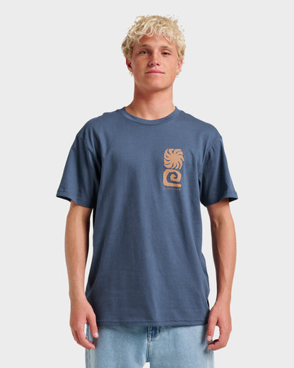 Peaceful Livin Classic T-shirt - Navy