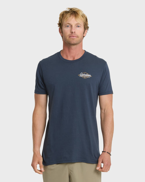 Cali Gold T-Shirt - Navy