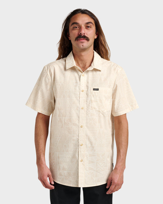 Makaha Classic Short Sleeve Shirt - Off White
