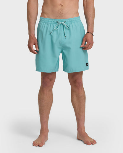 Everyday Solid 17" Swim Trunks - Aqua