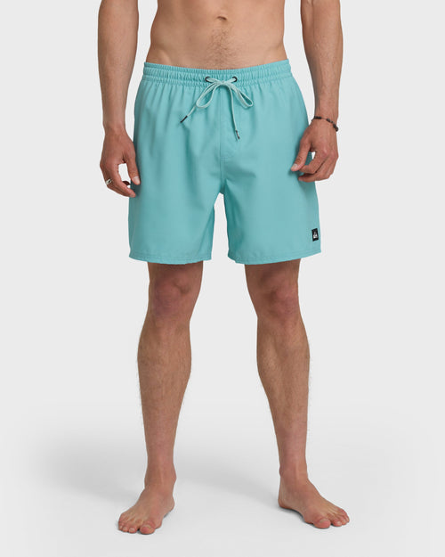 Everyday Solid 17" Swim Trunks - Aqua