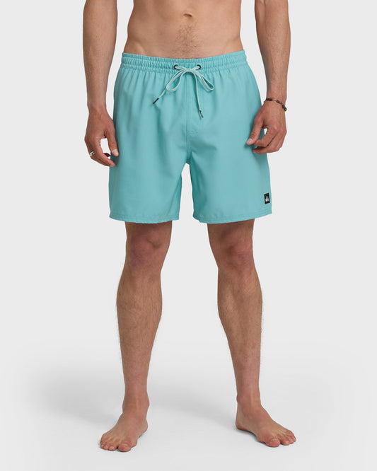 Everyday Solid 17" Swim Trunks - Aqua