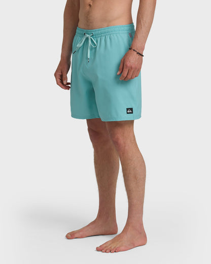 Everyday Solid 17" Swim Trunks - Aqua