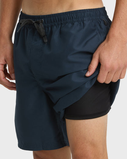 Everyday Solid 17" Swim Trunks - Eclipse