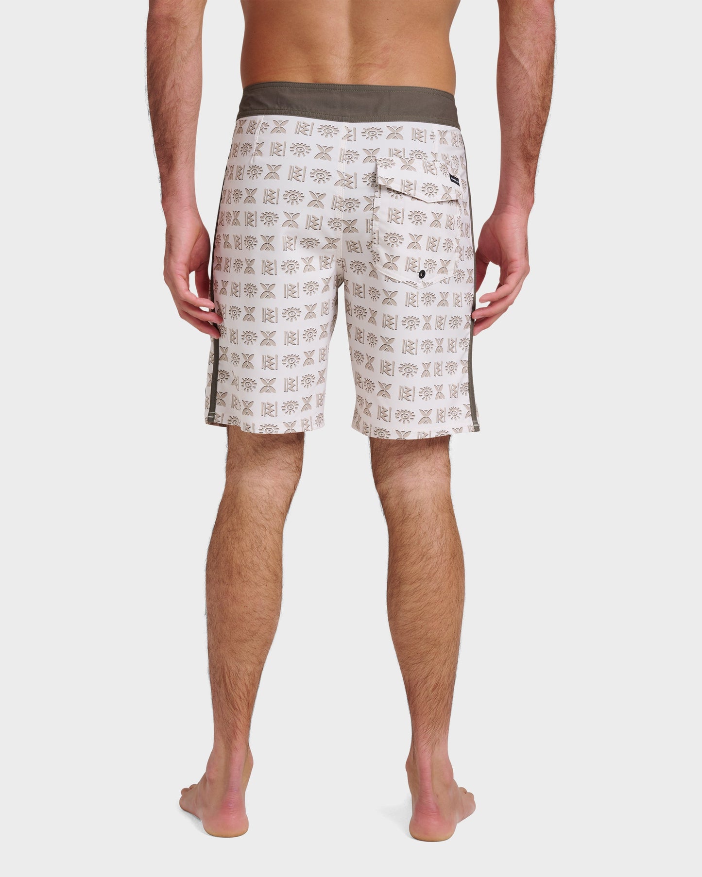 Surfsilk Etched 19" Boardshorts - Silver Birch