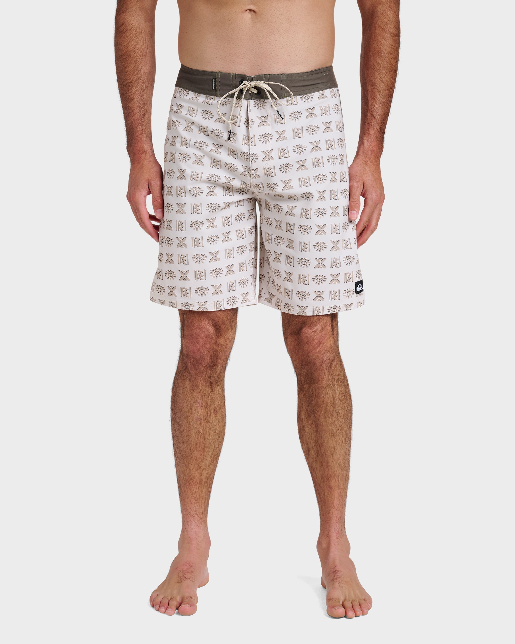 Surfsilk Etched 19" Boardshorts - Silver Birch