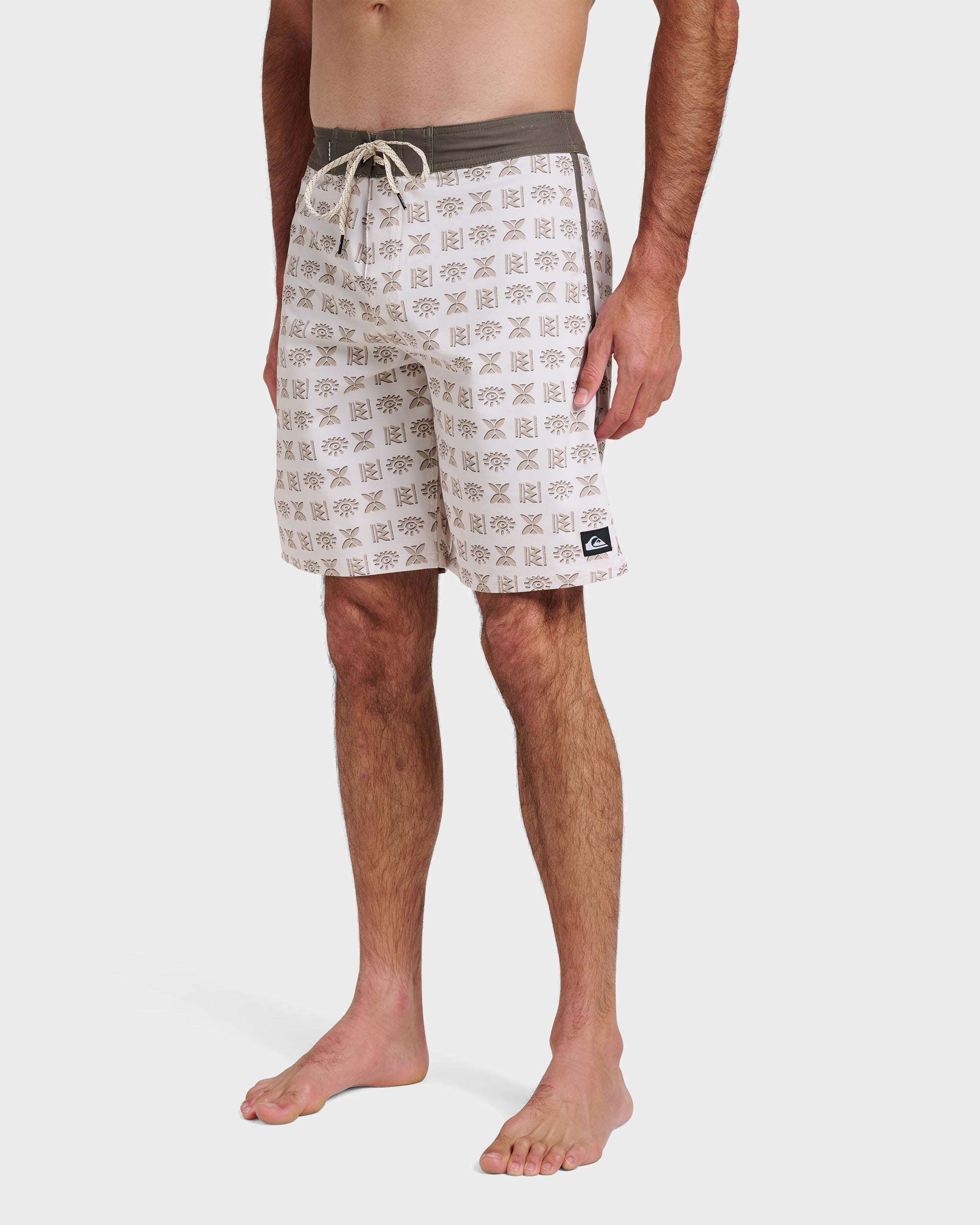 Surfsilk Etched 19" Boardshorts - Silver Birch