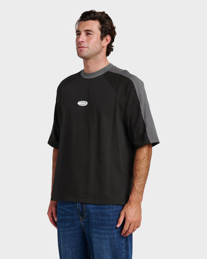 Apex Raglan Tee - Black