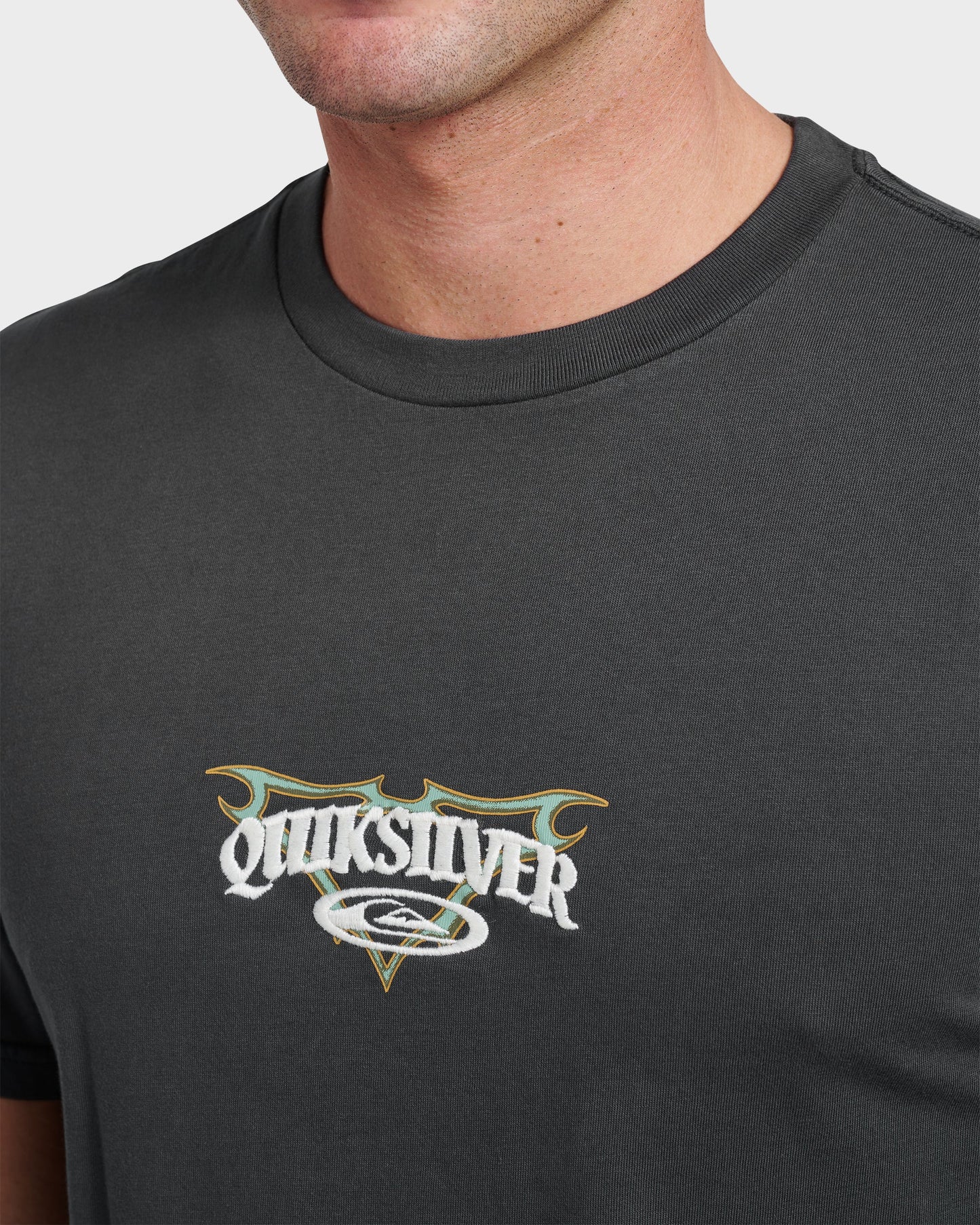 Bat Thornspigment Dye T-Shirt - Phantom