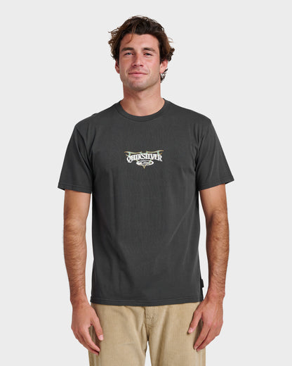 Bat Thornspigment Dye T-Shirt - Phantom