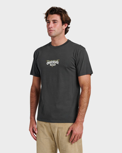 Bat Thornspigment Dye T-Shirt - Phantom