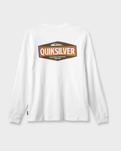 Three Piece Long Sleeve T-shirt - White