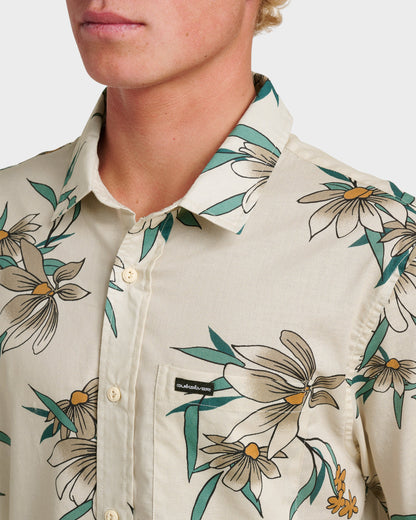 Costal Flora Classic Short Sleeve Shirt - Moonstruck