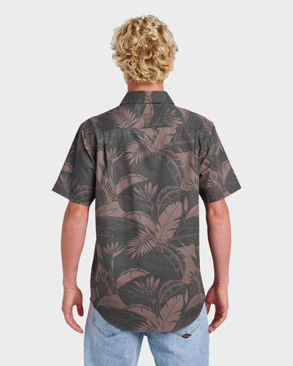 Kahanu Classic Short Sleeve Shirt - Black