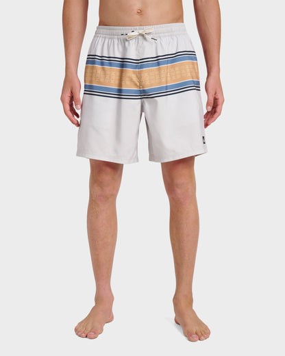 Everyday Super Stripe 17" Swim Trunks - Moonstruck