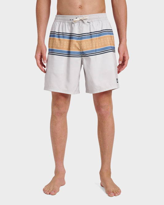Everyday Super Stripe 17" Swim Trunks - Moonstruck