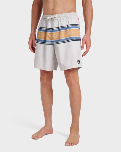 Everyday Super Stripe 17" Swim Trunks - Moonstruck