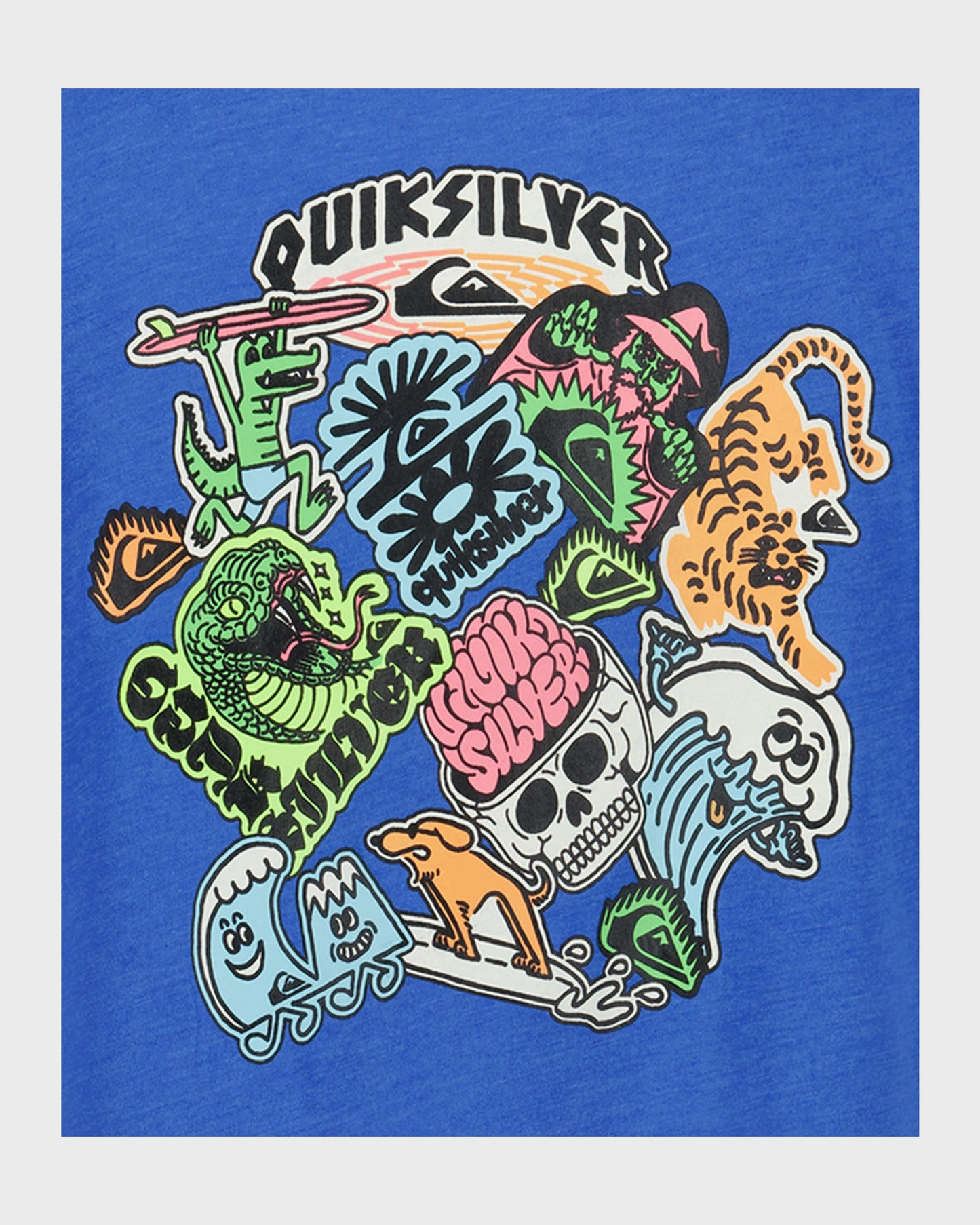Boys Sticker Short Sleeve T-Shirt