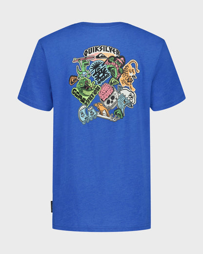 Boys Sticker Short Sleeve T-Shirt