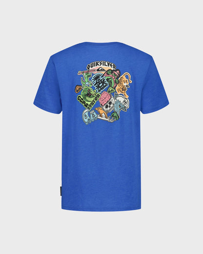 Little Boys Sticker Short Sleeve T-Shirt