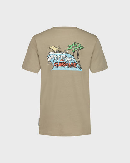 Little Boys Dog Wave Short Sleeve T-Shirt