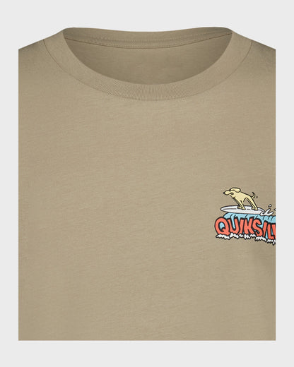 Little Boys Dog Wave Short Sleeve T-Shirt