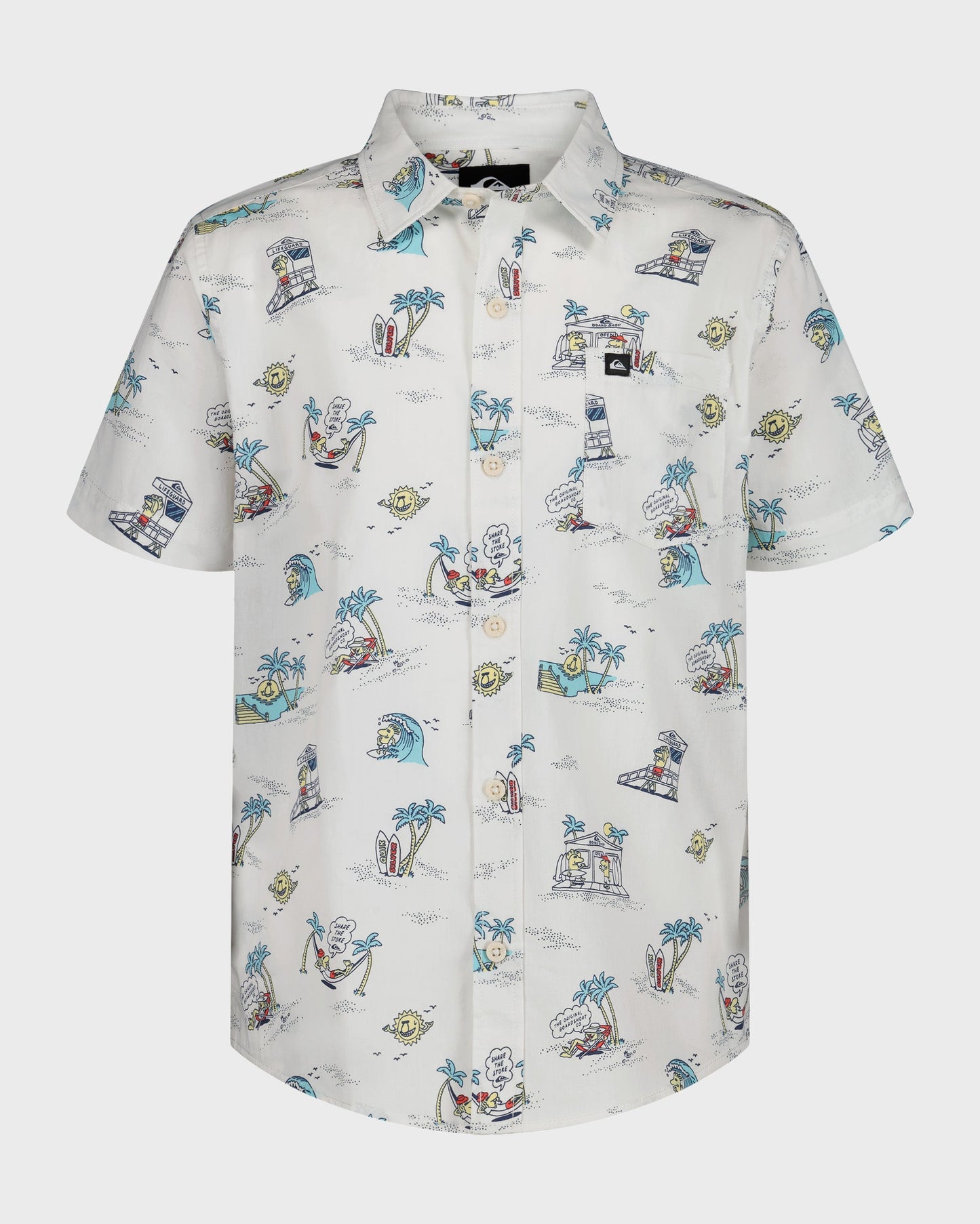 Boys Surf Doodle Classic Short Sleeve