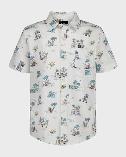 Boys Surf Doodle Classic Short Sleeve
