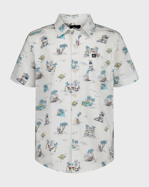 Boys Surf Doodle Classic Short Sleeve