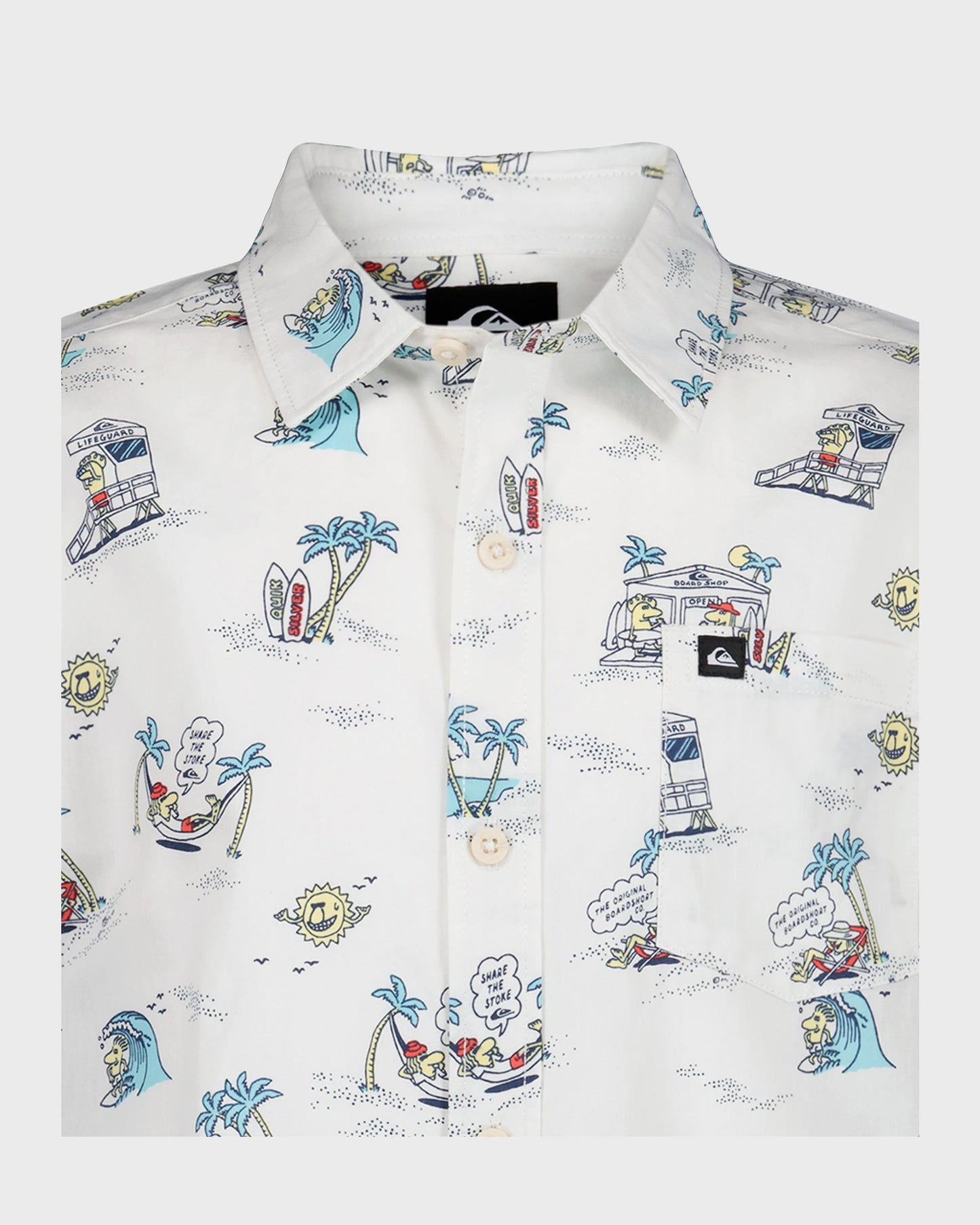 Boys Surf Doodle Classic Short Sleeve