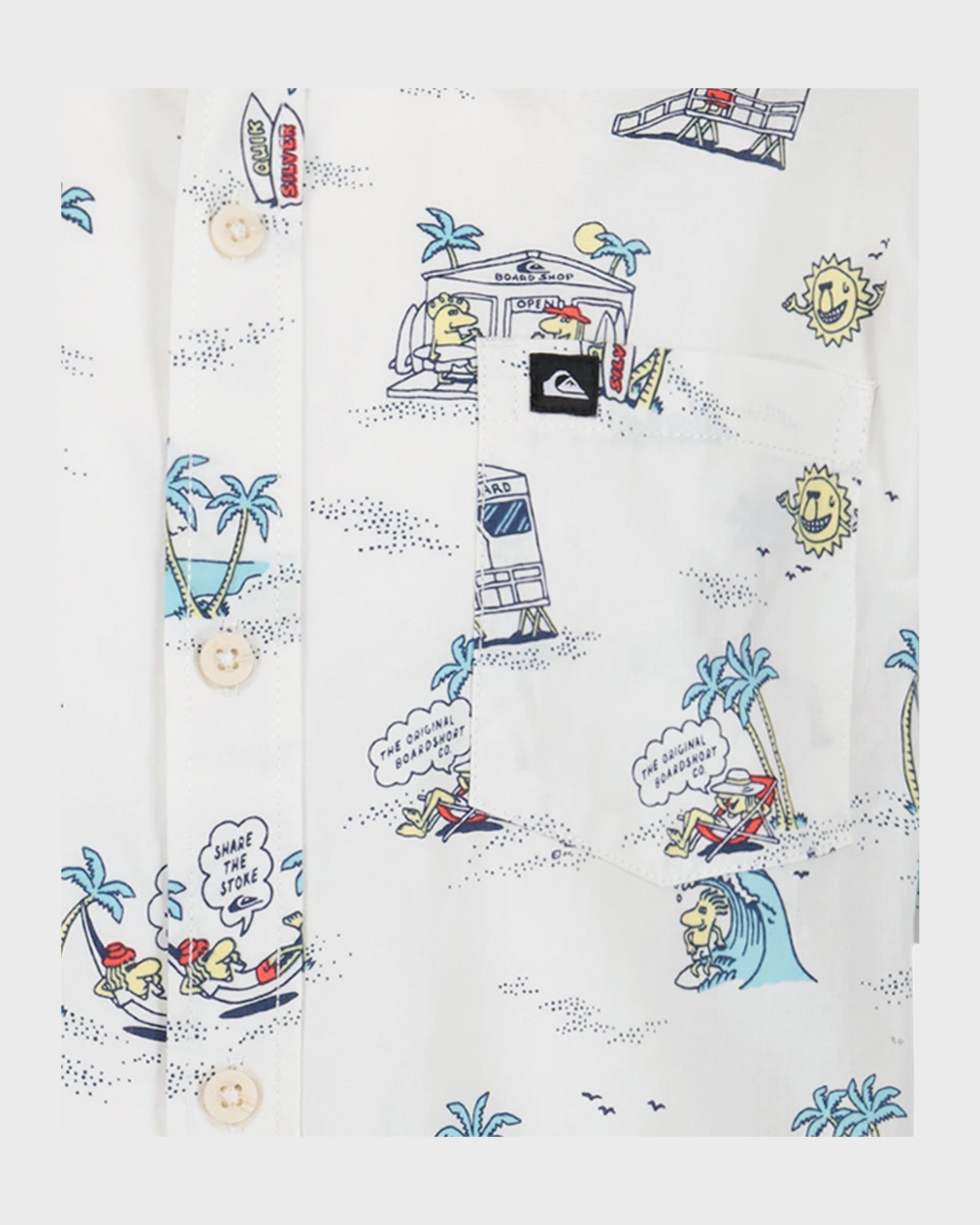 Boys Surf Doodle Classic Short Sleeve
