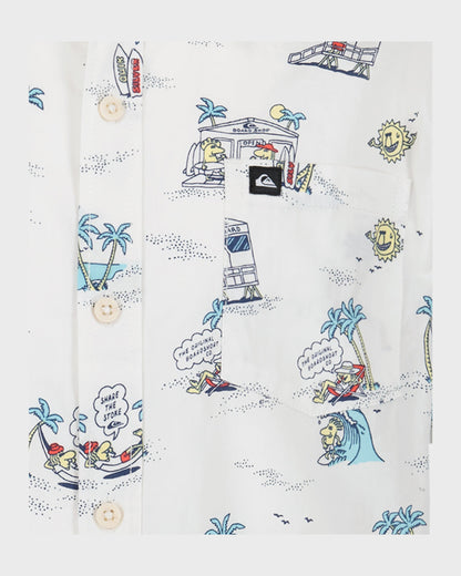 Boys Surf Doodle Classic Short Sleeve