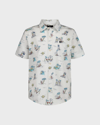 Little Boys Surf Doodle Classic Short Sleeve