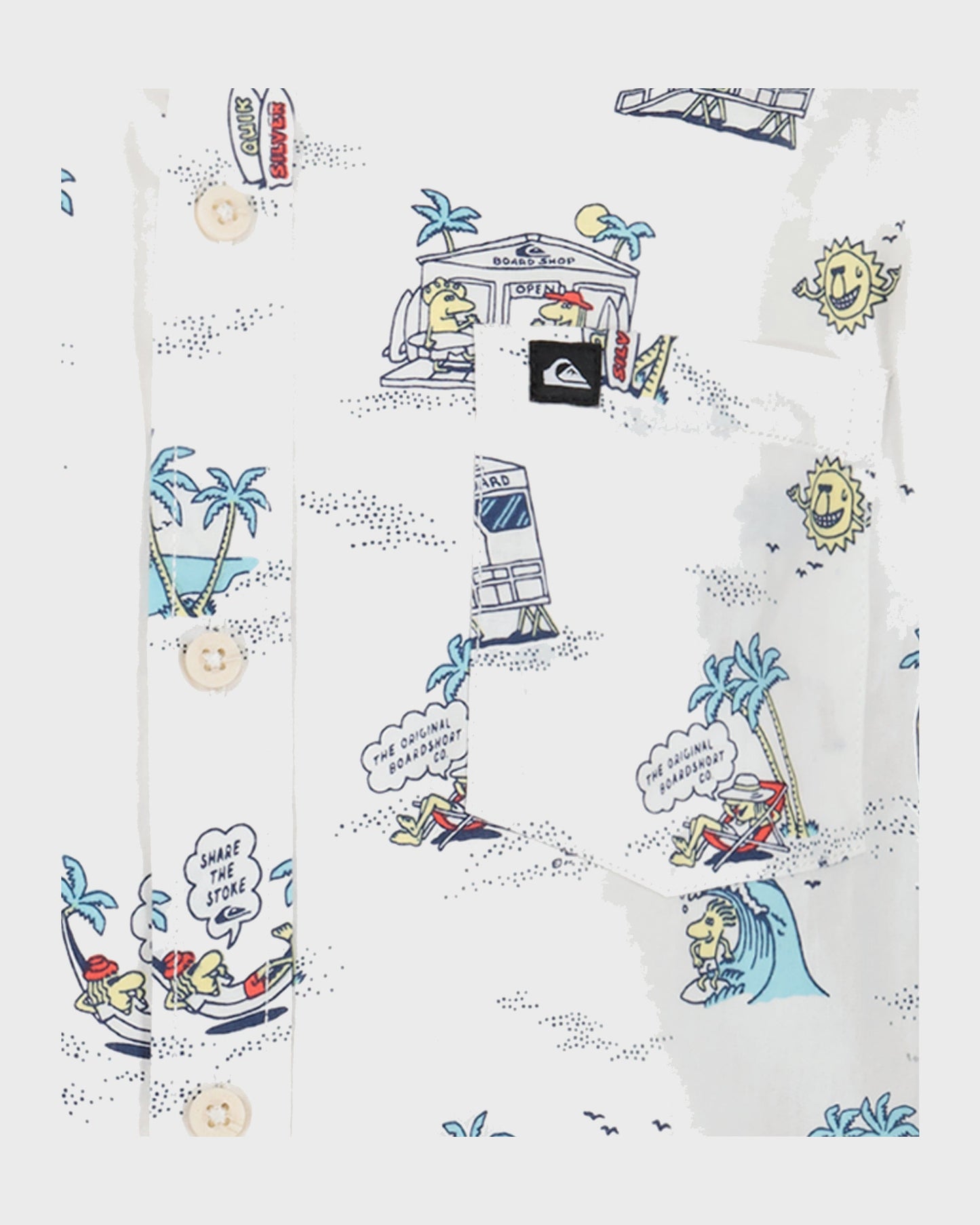 Little Boys Surf Doodle Classic Short Sleeve