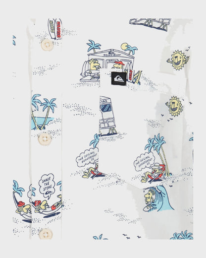 Little Boys Surf Doodle Classic Short Sleeve