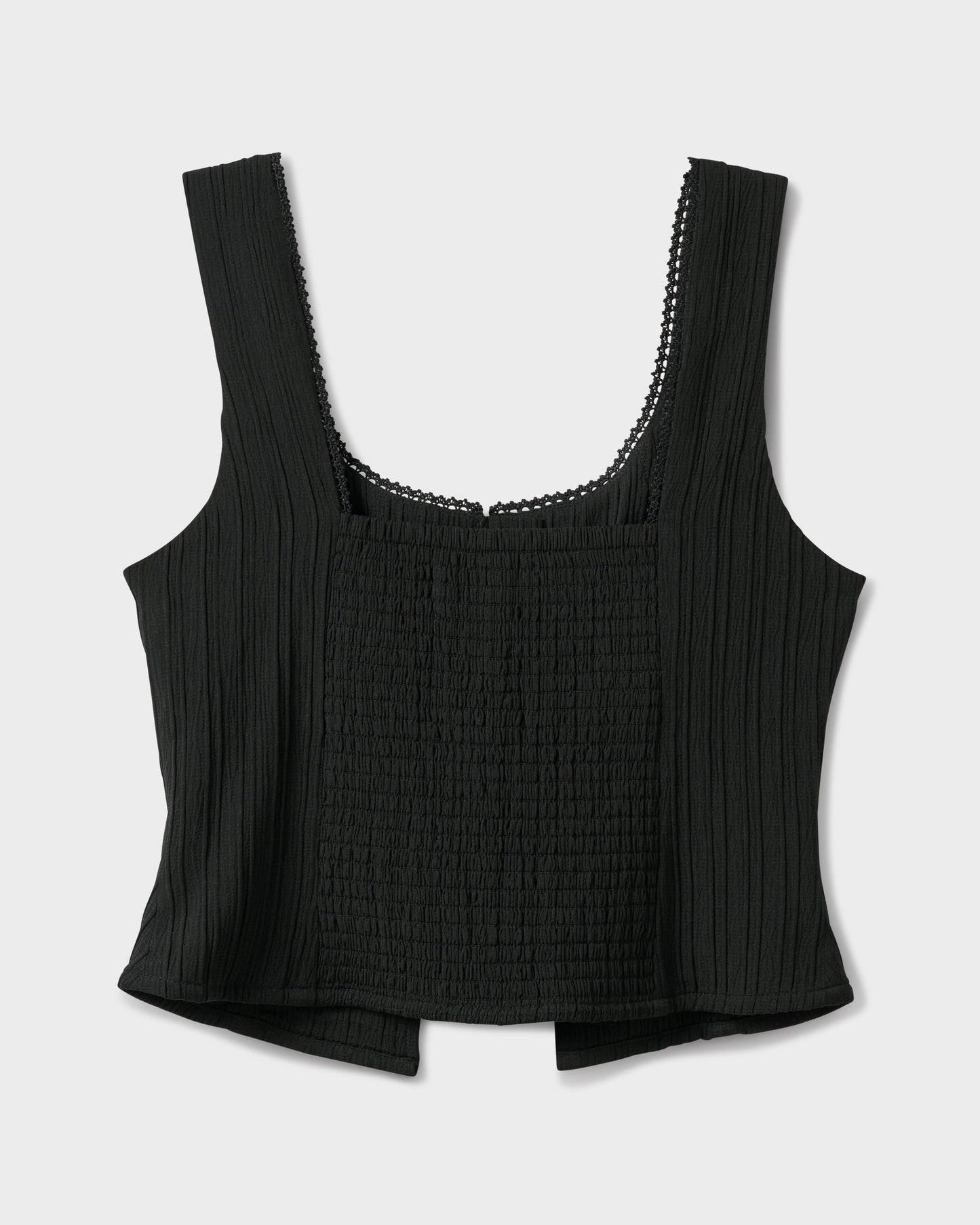 Maci Solid Textured Tank Top