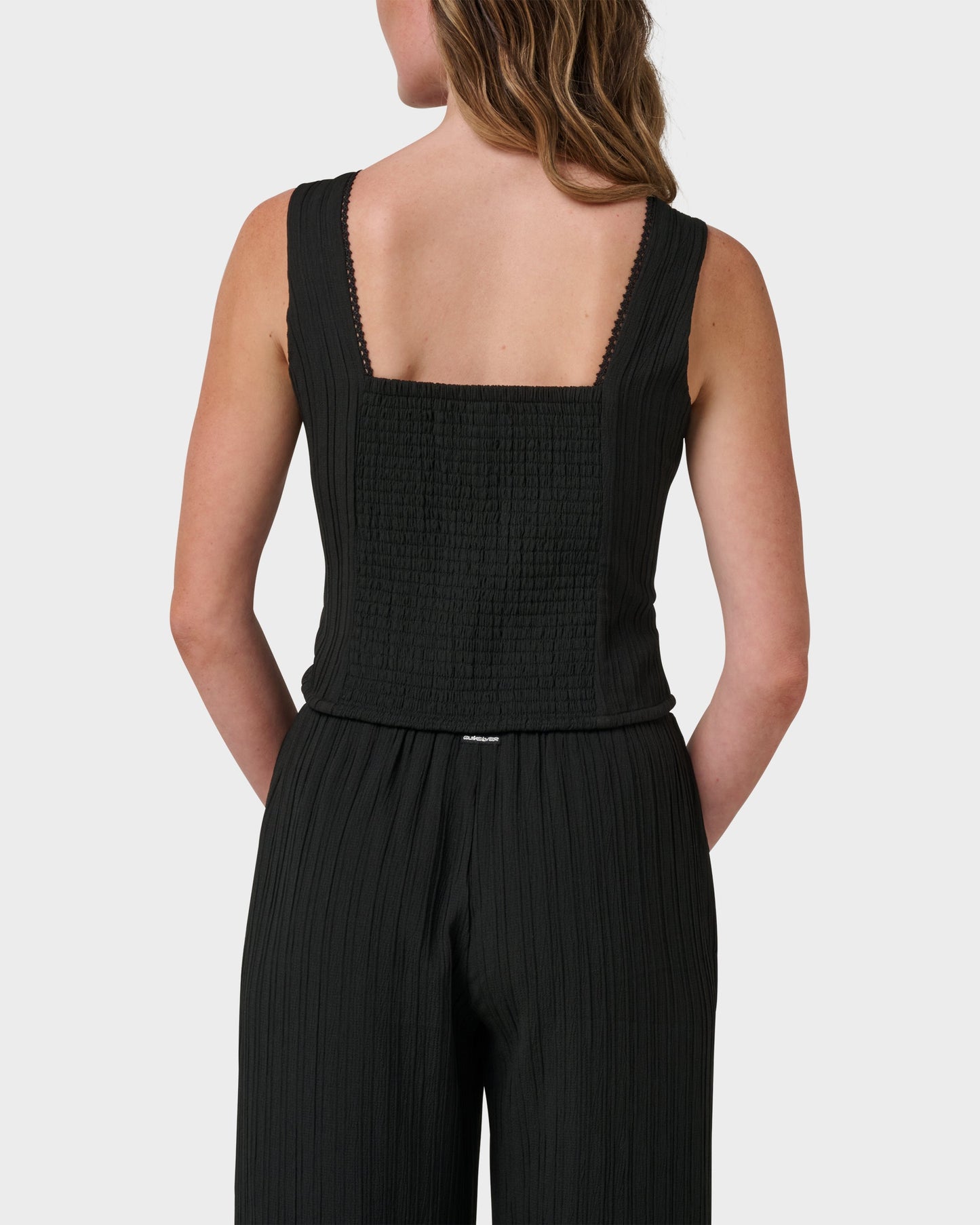 Maci Solid Textured Tank Top