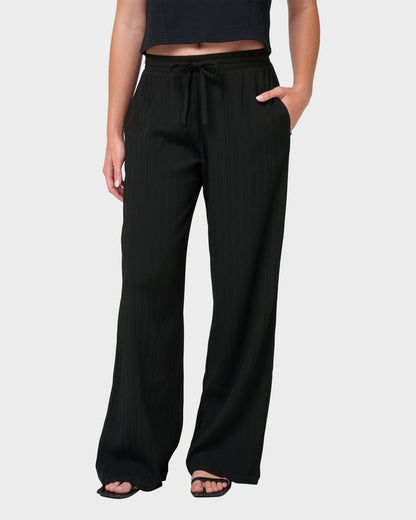 Oceanview Textured Solid Pant W/ Drawstring
