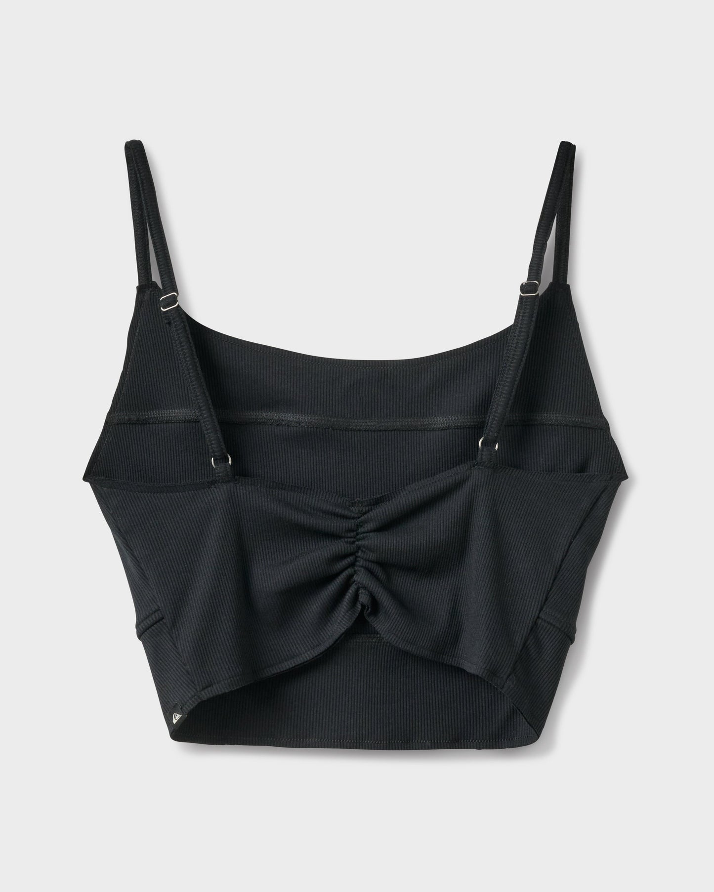 Rhea Solid Cropped Rib Tank