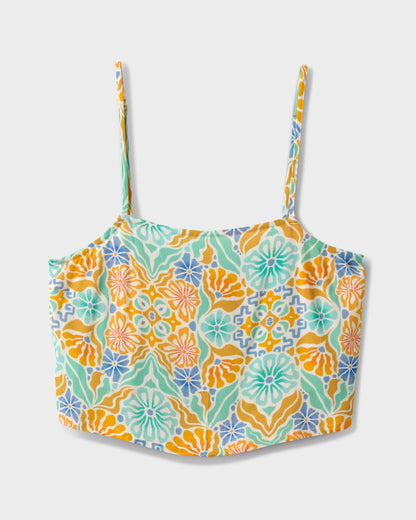 Jessa Sun Blooms Print Cami Top
