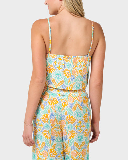 Jessa Sun Blooms Print Cami Top