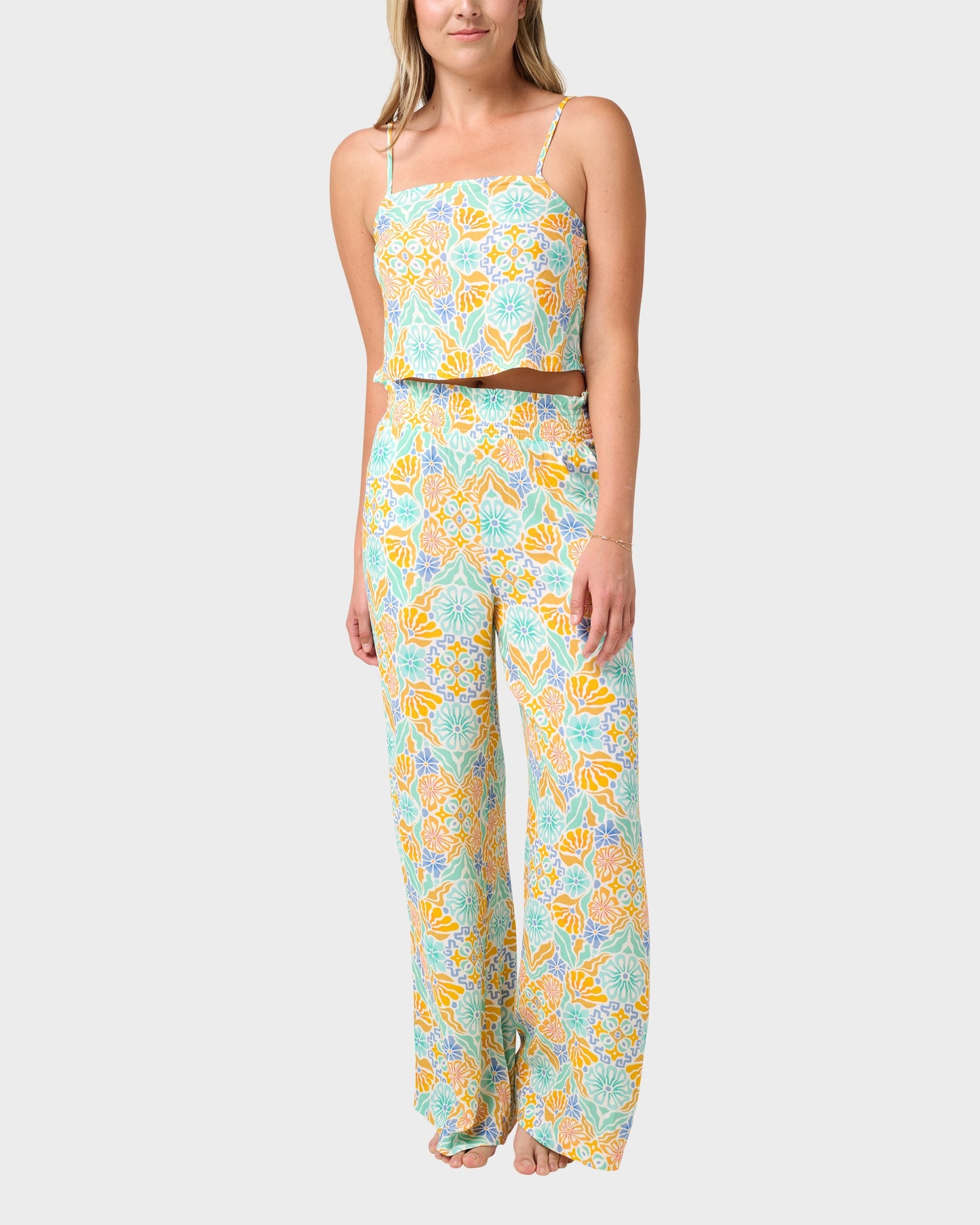 Jessa Sun Blooms Print Cami Top