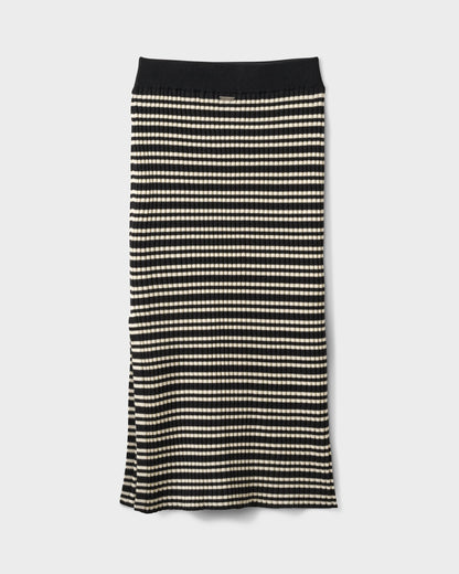 Cora Bay Yarn Dyed Stripe Sweater Midi Skirt