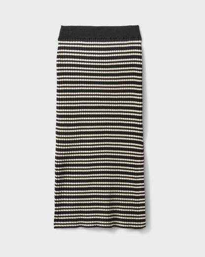 Cora Bay Yarn Dyed Stripe Sweater Midi Skirt