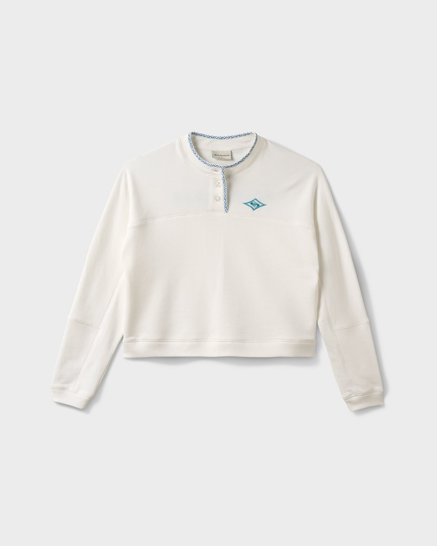 Shallow Waters Henley Sweatshirt