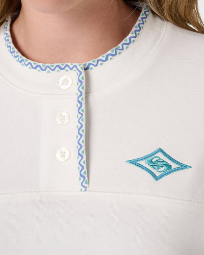 Shallow Waters Henley Sweatshirt