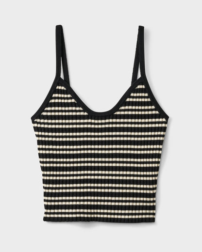 Cora Bay Yarn Dyed Stripe Sweater Tank Top