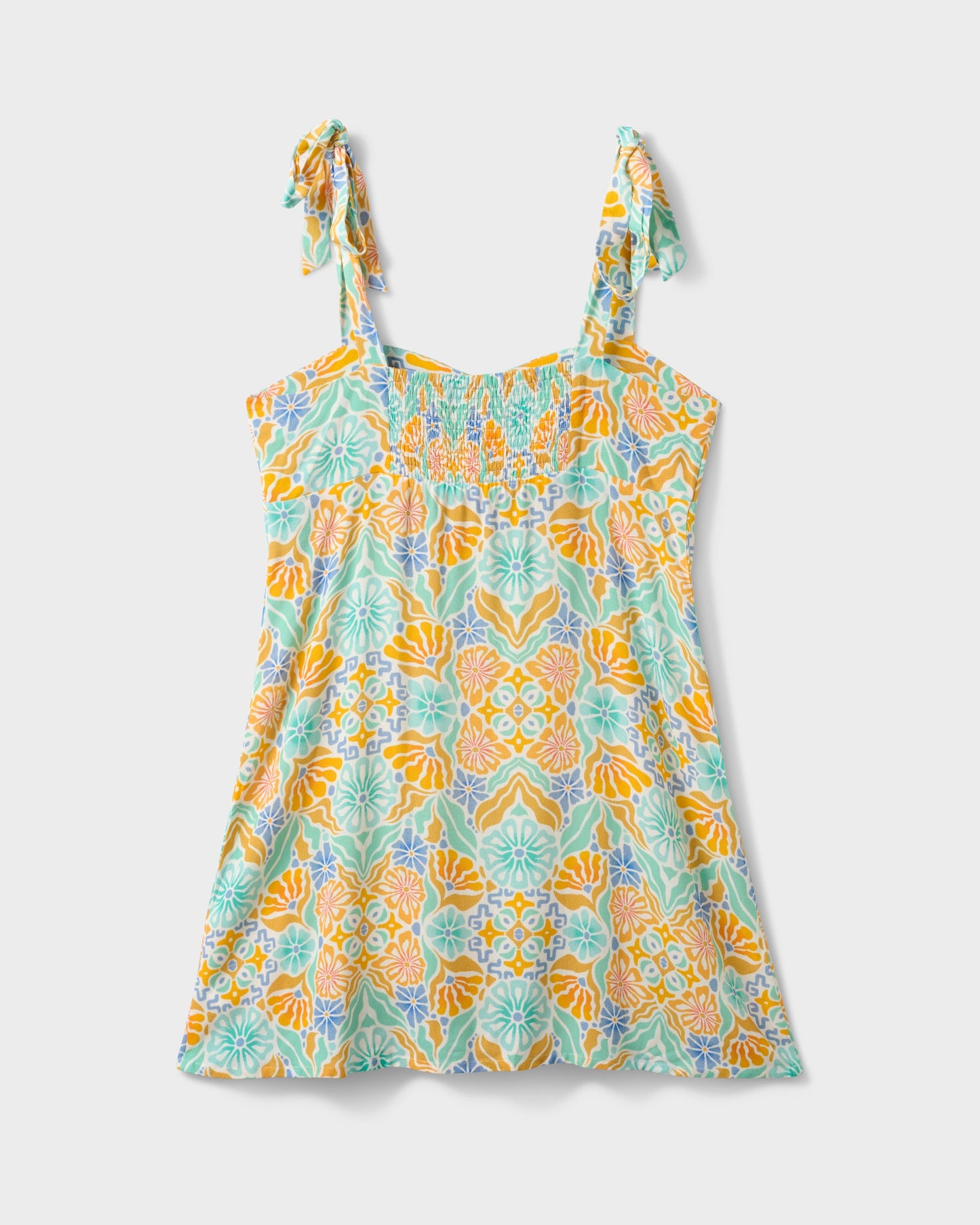 Sublime Sun Blooms Print Mini Dress