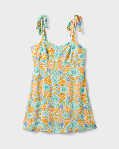 Sublime Sun Blooms Print Mini Dress