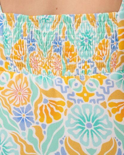 Sublime Sun Blooms Print Mini Dress